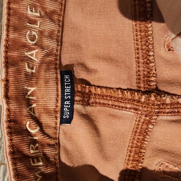 ❤️ AMERICAN EAGLE CORDUROY HIGH RISE CROP FLARE JEANS, 8 (29) - Picture 8 of 8